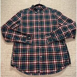 Ralph Lauren Boys XL 18/20 Classic Fit Plaid Button Down Long Sleeve Shirt